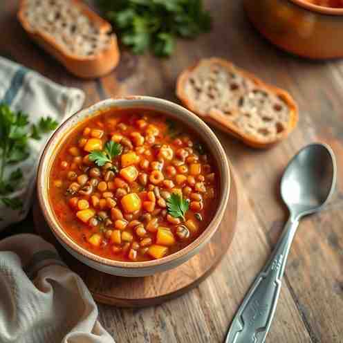 Healthy Lentil Soup - Easy, Low-Sodium